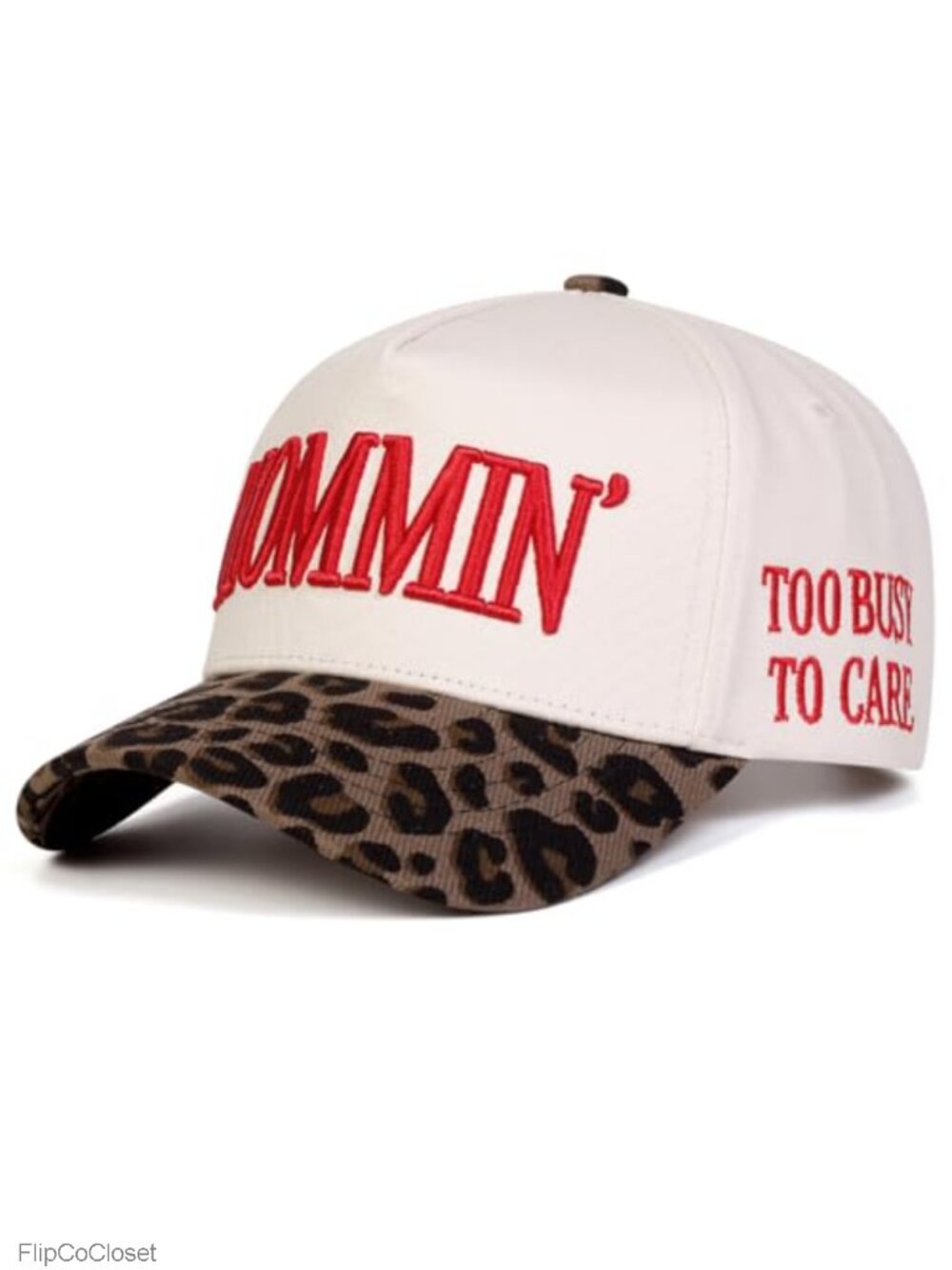 MOMMIN Trucker Hat Women Baseball Cap Adjustable Cotton 3D Embroidery